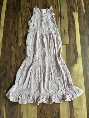 Universal Thread Light Lavender Maxi Dress with Ruffle Hem